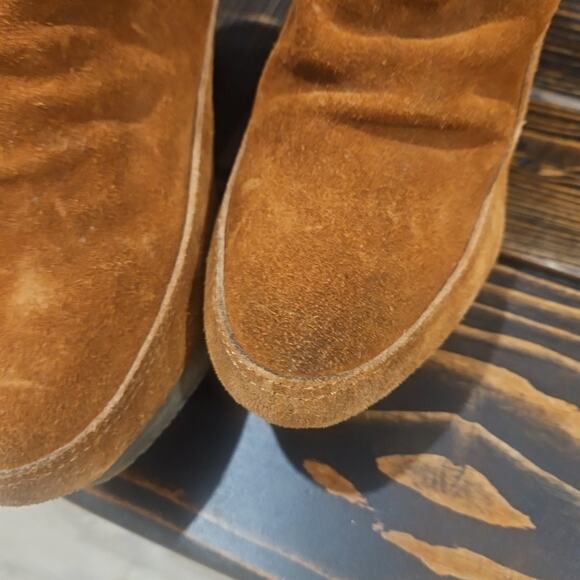 SBICCA Vintage Collection WEDGE Tassel Suede Leather Ankle Bootie Boots sz 7.5 - Picture 5 of 11